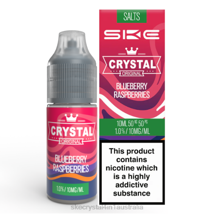 SKE Crystal Nic Salt - 10ml Blueberry Raspberries FJRP112 Crystal Bar Sydney