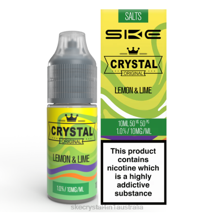 SKE Crystal Nic Salt - 10ml Lemon & Lime FJRP116 SKE Vape Flavours