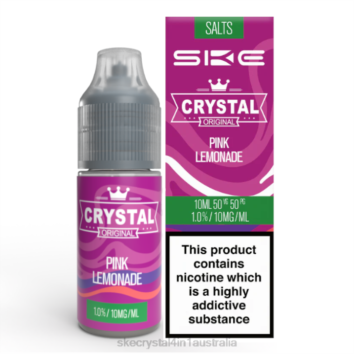 SKE Crystal Nic Salt - 10ml Pink Lemonade FJRP117 SKE Flavours