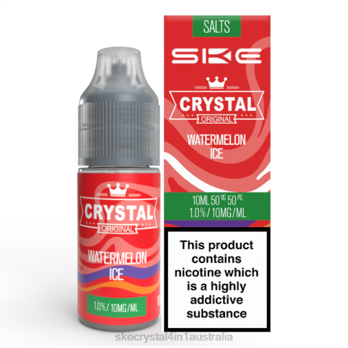 SKE Crystal Nic Salt - 10ml Watermelon Ice FJRP119 SKE Vape Authentication